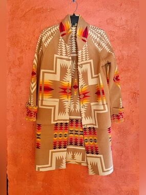 Pendleton Harding Archive Blanket Coat Size XS